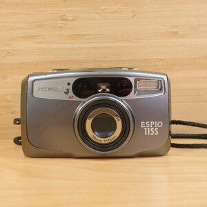 Pentax Espio 115S 35mm Point and Shoot Film Camera / Tested & Working